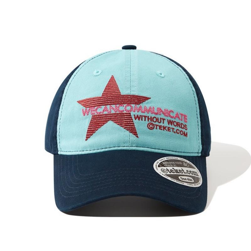 Tide brand retro style letter baseball cap female hip hop street cap trendy versatile heavy industry design hat male