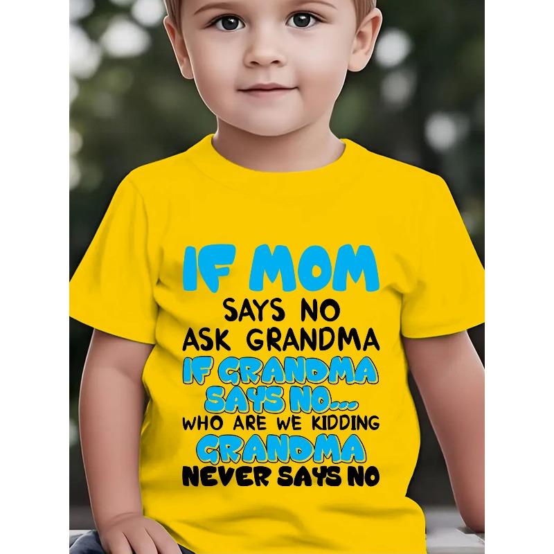 T-shirt da ragazzo a maniche corte con scollo rotondo, taglia europea, con motivi inglesi unici