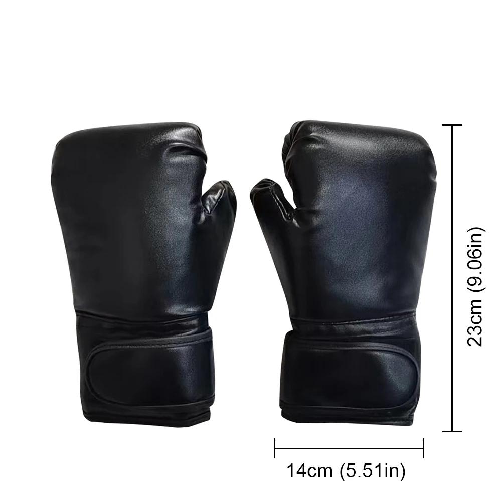 Kids Boxing Gloves 2Pcs Boxing Gloves PU Leather Kickboxing Gloves Breathable Fighting Mitts Taekwondo Mitts for Punching Bag