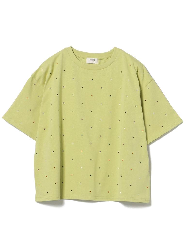 Beams Heart TEE Colorful Hot Fix One Size S/S T-Shirt, Women's,