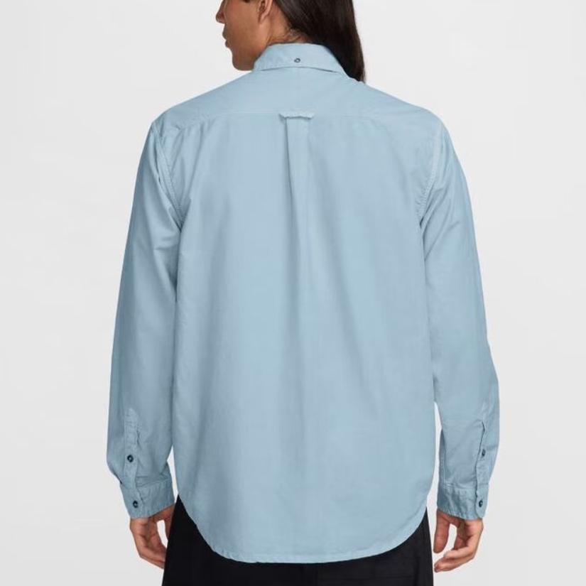 Nike Ss25 As M Nl Oxford Long Sleeve Button Down Shirt Men Shirts Blue HJ7271-422