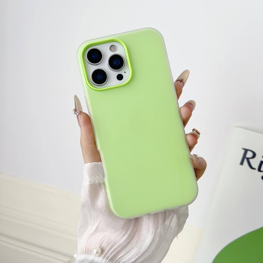 2-in-1 Jelly Phone Case, Apple 17 Pro Max/16E Candy Color, Minimalist, Suitable for iPhone 17 Matte Case