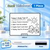 Magnetic Whiteboard Lightweight Frame Erasable Drawing Board Dry Erase White Board  Home Teaching