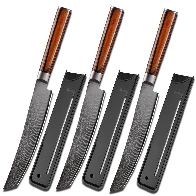Damascus Steel Kitchen Knife Chef Knife Butcher Meat Cleaver Boning Barbecue Slicing Kiritsuke Knife Sushi Knife Cooking Tools