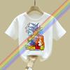 2026 Summer New  Digita Printing Japanese Anime Dragon Ball Boys and Girls Tshirt Children Street Leisure Fashion Cosplay Top