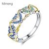 Two-Tone Heart-Shaped Zircon Ring - Women's Light Luxury Fashion Design