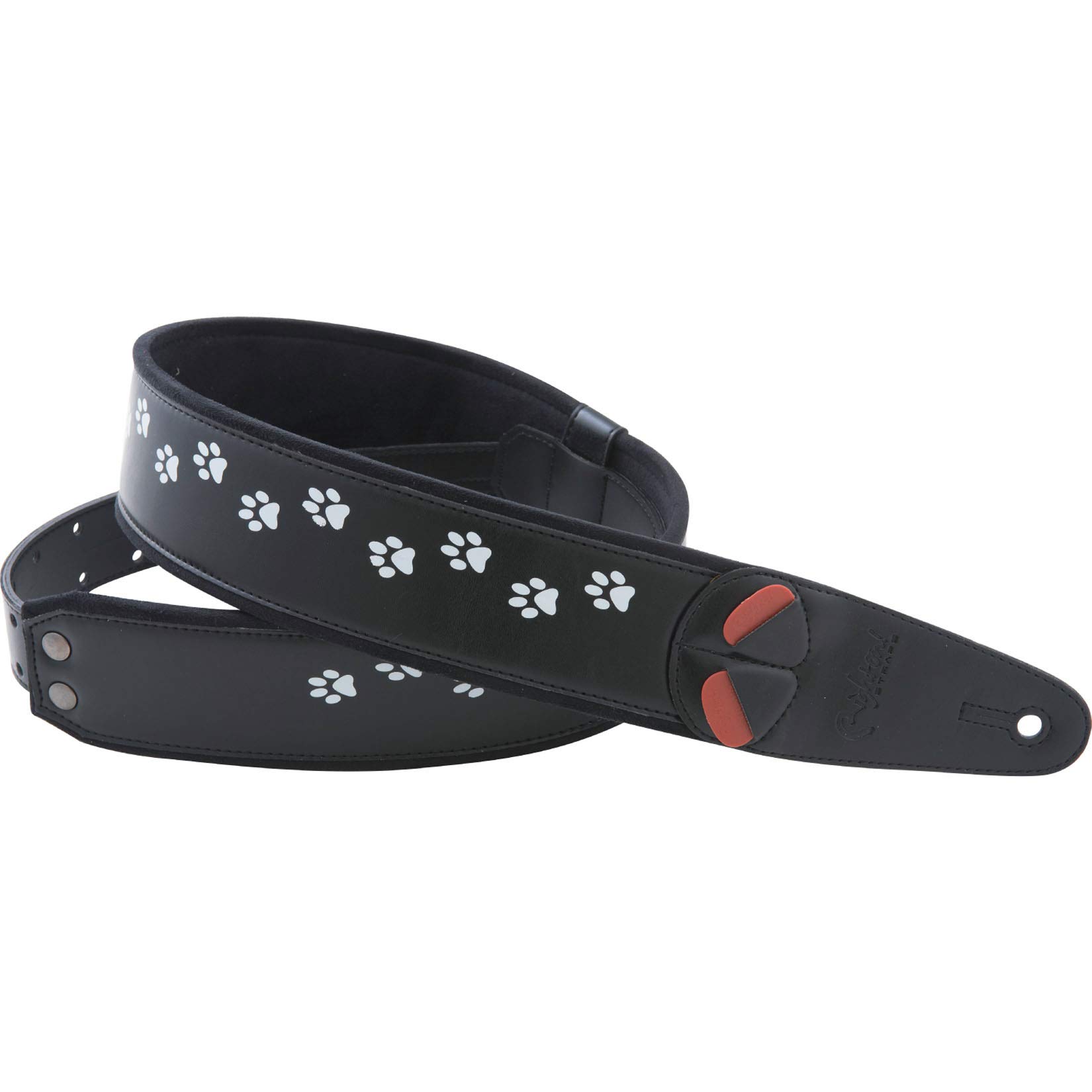 

Strap Width Length Black Cat [RightOn! STRAPS] Guitar/Bass 6cm, 95~145cm чёрный