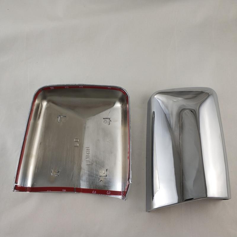 2pcs Car ABS Chrome Rearview Accessories Plated Trim For Mercedes Benz W124 1984-1996 Door Mirror Cover Left-hand Drive