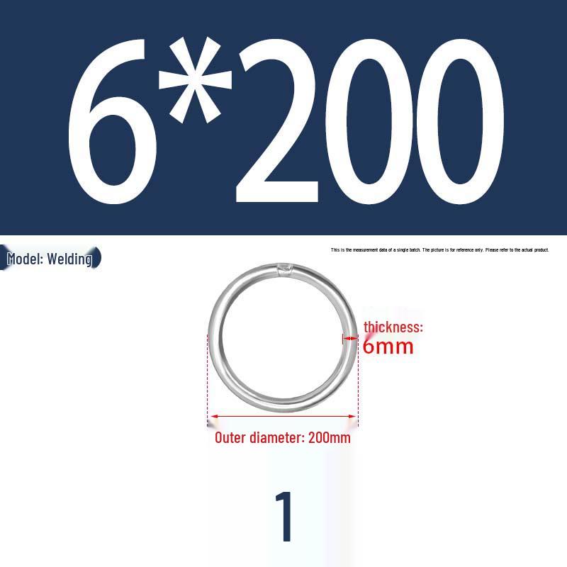 304 Stainless Steel Seamless O-Ring for Lifting and Hammock Yoga Connection