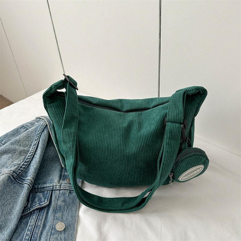 Stylish Versatile Womens Crossbody Bag With Vintage Chic Design And Soft Canvas Material