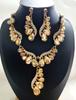 Jewelry Necklace Earrings Set Water Drop Gem Dress Banquet Women'S Luxury Accessories