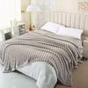 New 240-290g Flannel Double-sided Blanket Spring and Autumn Leisure Blanket Office Nap Blanket