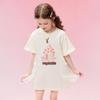 Princess Yuanyuan 100% Cotton Girls' Cartoon Short-Sleeved T-Shirt