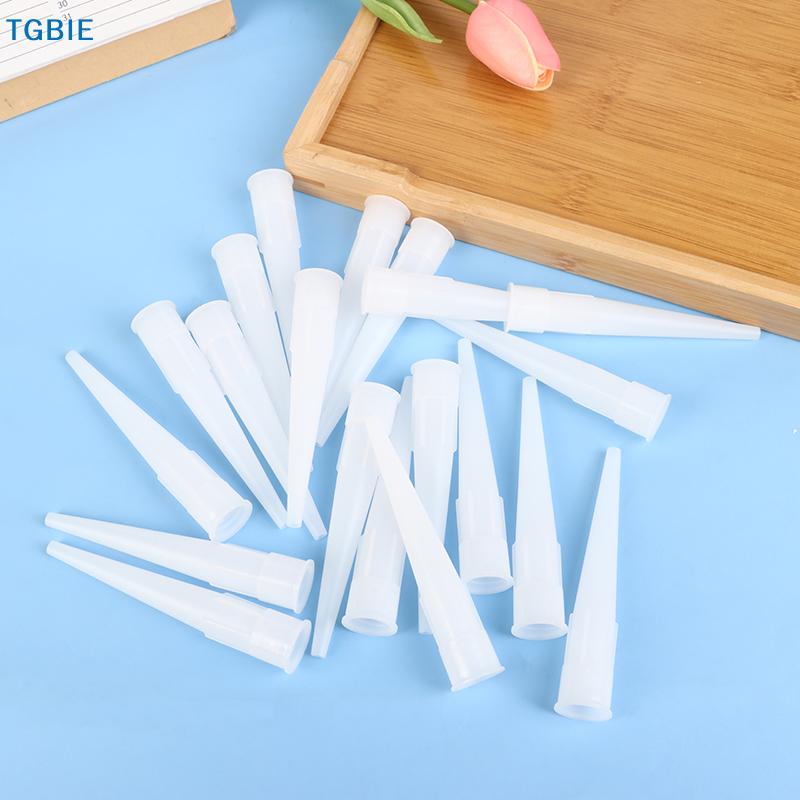 [TL][TL]20pcs Universal Caulking Gun Nozzles Glass Glue Nozzles Sealant Silicone Caulking Tips Tools
