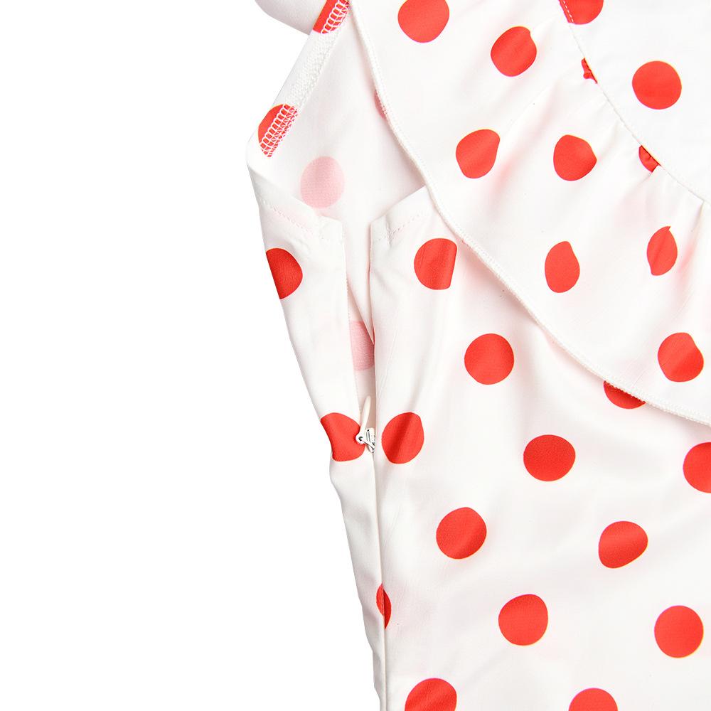 Women's Sexy Polka Dot One Shoulder Bodycon Dresses Bohemian Printed Sexy Side Slit Shealth Dress 2025 Summer Female Streetwear