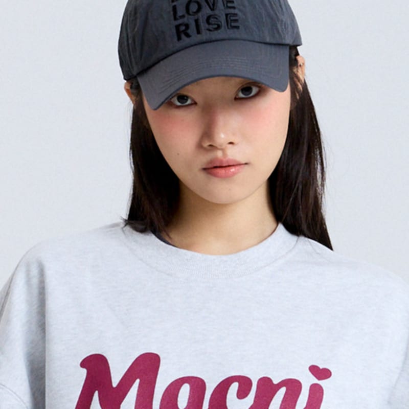 

macni NYLON LLR DEEP BALL CAP CHARCOAL CHARCOAL_FREE