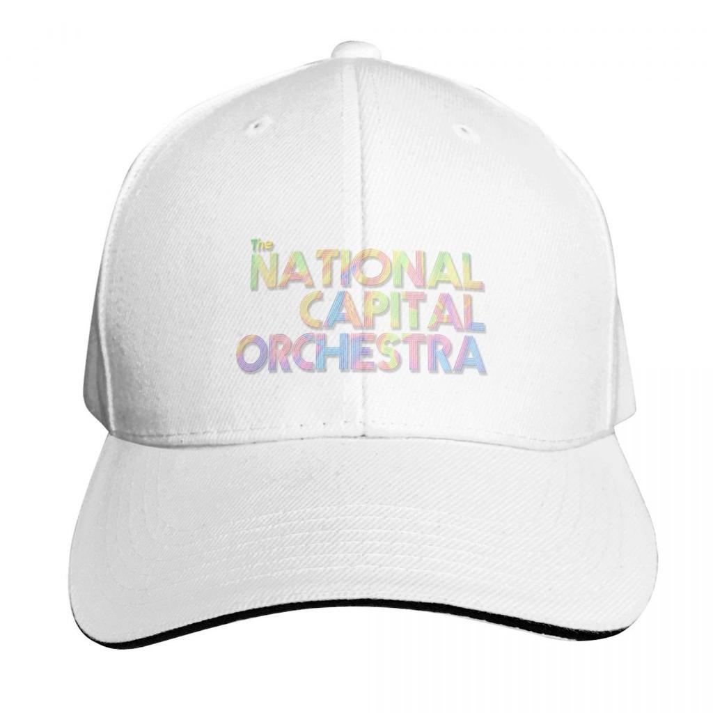 National Capital Orchestra Nco 2023 Logo Plain Baseball Cap Quick Dry Performance Cotton Twill Breathable Contrast Two Tone Brim