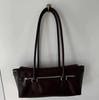 French Leather Women's Bag Cowhide Armpit Shoulder Bag Large Capacity French Stick Bag Commuting Tote Bag Women's Versatile Handbag
