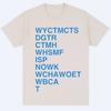 Random Letter Code Graphic Tshirt Unisex Unisex Cotton Short Sleeve Unisex Minimal Abstract Casual Street Daily Tops