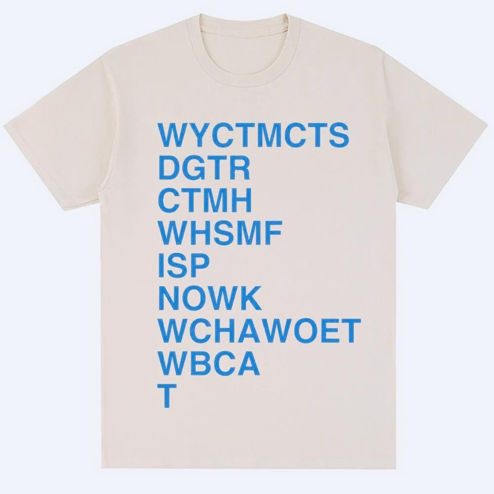 Random Letter Code Graphic Tshirt Unisex Unisex Cotton Short Sleeve Unisex Minimal Abstract Casual Street Daily Tops