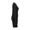 Spring and Autumn Dress Women's Slim Black Long Sleeve Elegant Knit Dresses