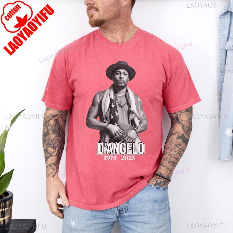 

9742025 Dangelo Shirt Brown Sugar Vntg Rap 90s Rnb 2000s Music Neo Soul Memories T Shirt Legend Gift Hip Hop Style Cotton Tee S