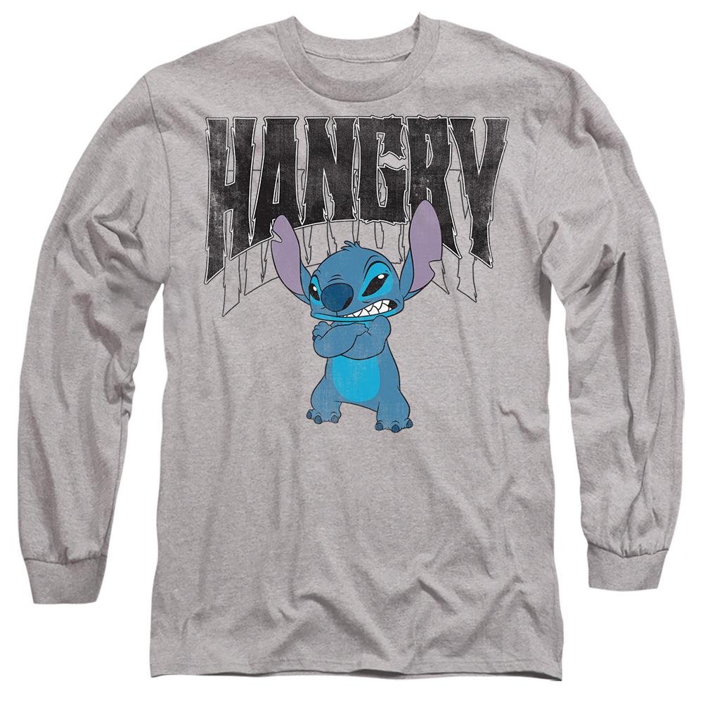 Lilo & Stitch Unisex Adult Hangry Long-Sleeved T-Shirt