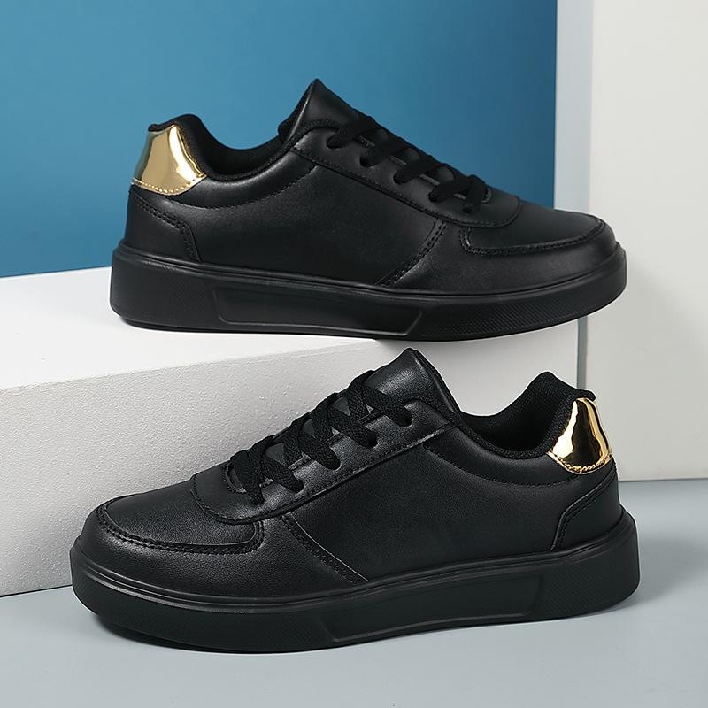 Spring and summer women's shoes student board shoes casual shoes Korean version tide large size shoes white shoes flat black
