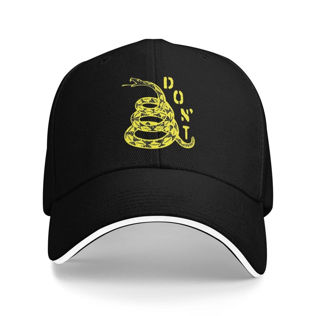 Unisex Baseball Hats Dont Tread On Me Gadsden Flag Outdoor Streetwear Summer Sports Baseball Caps Hip Hop Cap Casquette Hats