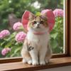 Cat Necklace Bow Adjustable Cat Bow Headwear Elegant Decorative Pet Necklace Formal Pet Tie Scarf Wedding Party