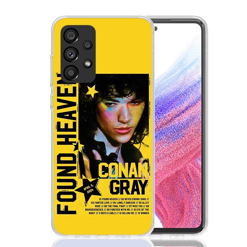 

Conan Gray Found Heaven Phone Case For Samsung Galaxy A52 A32 A22 A12 A02S A50S A30S A51 A31 AA71 Note 20 Ultra 10 S10 Plus Gala Samsung A12 5G