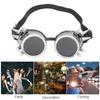 ABS Industrial Vintage Spiked Steampunk Unique Goggles Cycling Glasses Double Layer Windproof Sunglasses