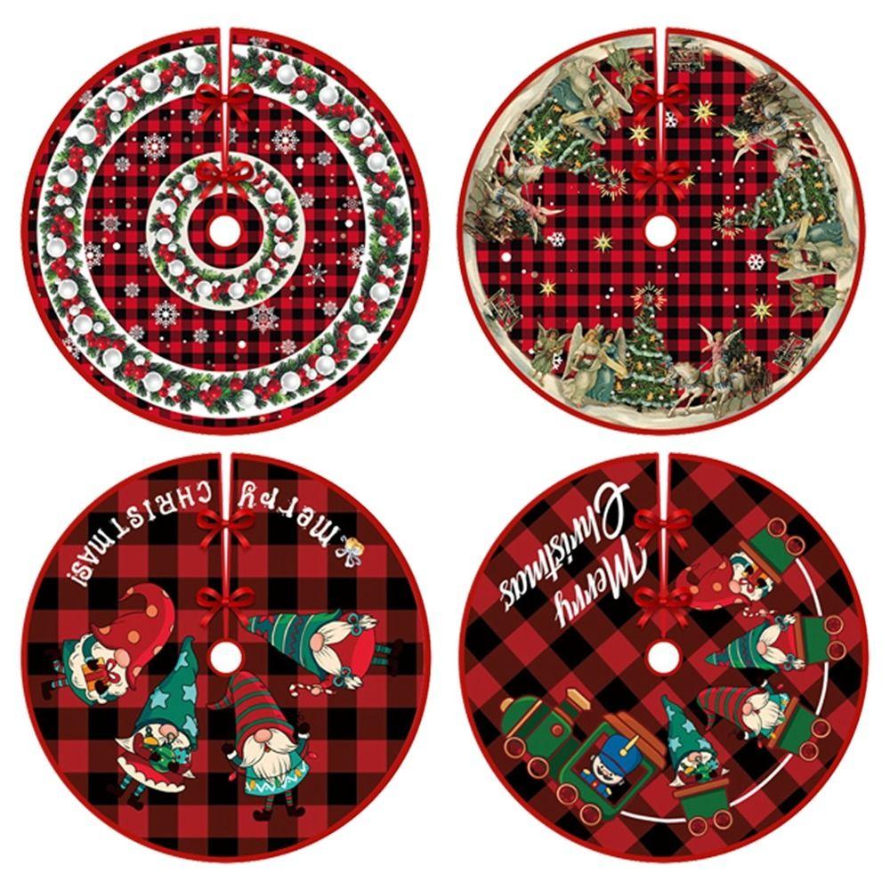 Party Decor Christmas Tree Skirt Merry Christmas Outdoor Blanket Carpet Floor Mat  Christmas