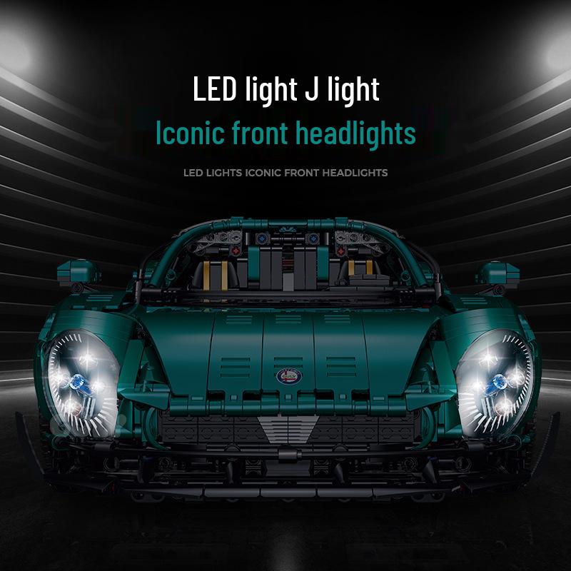 Gu Li 10621 Alfa Romeo 1:8 Challenging Sports Car Building Blocks Model