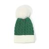 100% Acrylic Patchwork Beanie Warm Ball Cold Hat Kids Christmas Hat