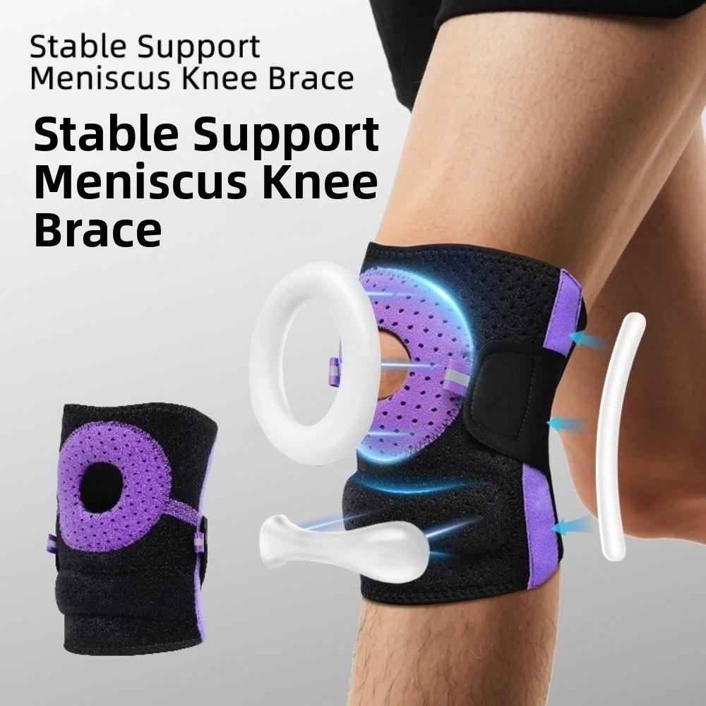 Breathable Sports Knee Pad Silicone Patellar Tendon Support Knee Brace Protective Gear