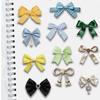 50PCS Bowknot Stickers Nostalgia Creative Decoration Luggage Laptop Phone Cup Skateboard Decoration Nostalgic Vinyl Stickers