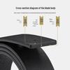 Goldlion Men's Automatic Buckle Leather Belt