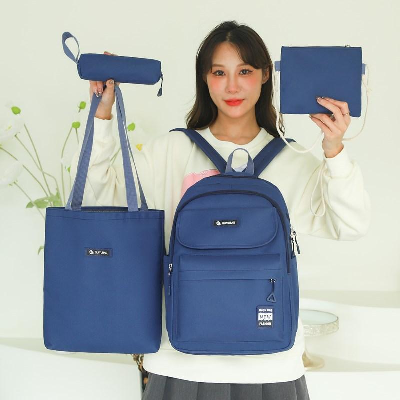 

Large Capacity Water Proof Fashionable Backpack Casual Campus Style High School College Student Schoolbag