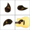 Electric Guitar Pickguard Guitar Scratch Plate Yellow Patterned Protective Guard Guitar Faceplate PVC Texture for Guitar