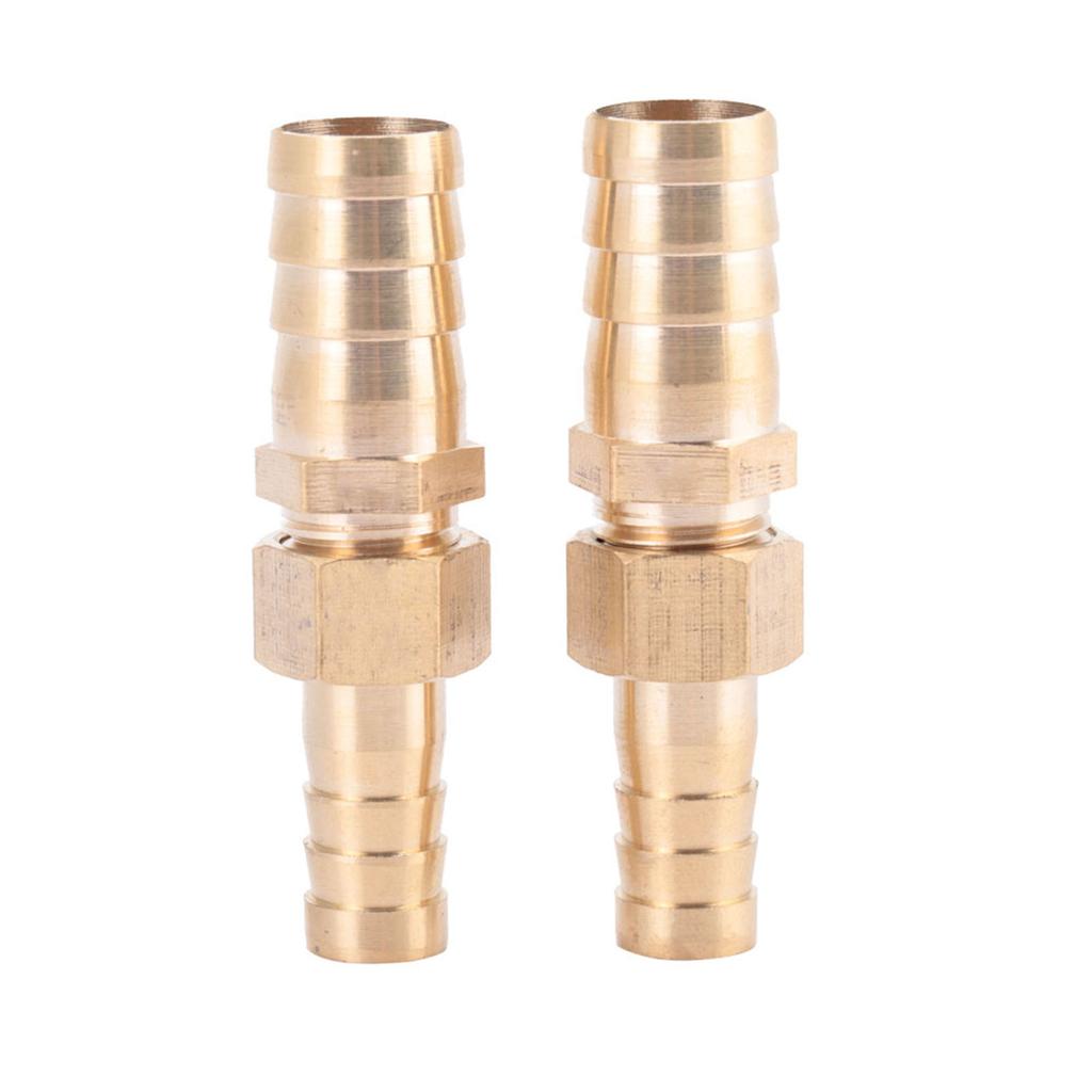 Brass Fitting Hose Barb Tail Reducer Reducing Plug Connector (6mm-8mm 4 pcs)