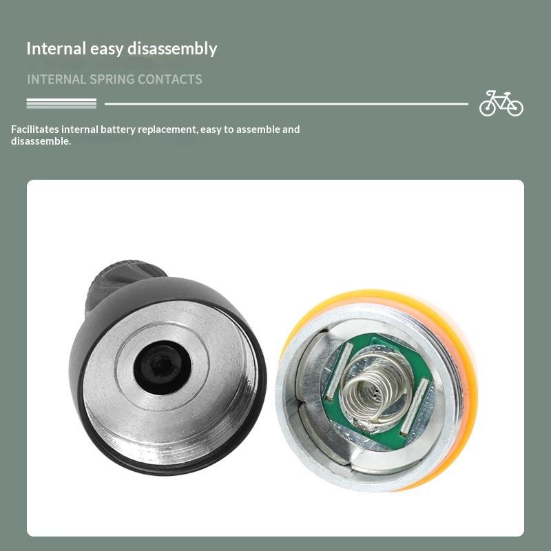 Bike Light Turn Signal Waterproof Handlebar Lamp Bicycle Light Turn Signal Direction Safety Warning Light Plug Light Accessories