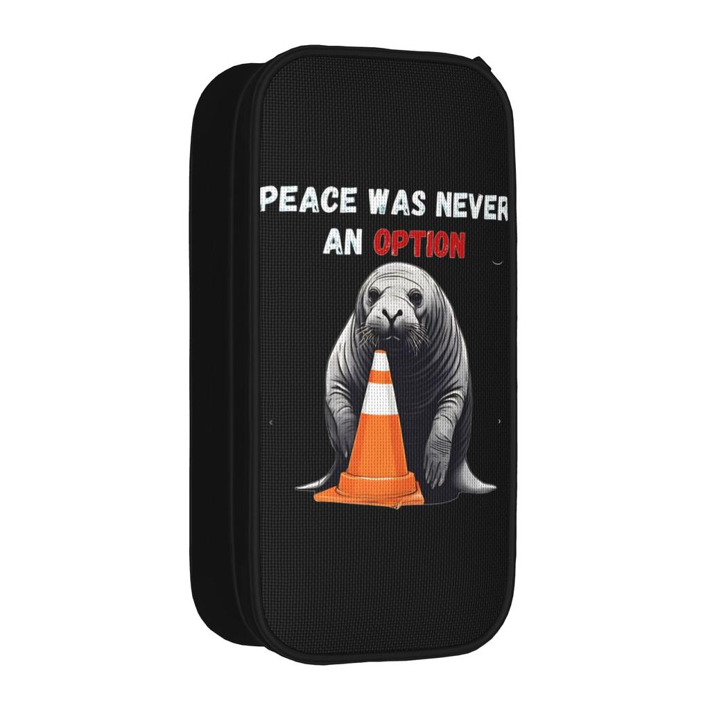 Neil the Seal Meme Pencil Case New Animal Pen Bag Girls Boys Big Capacity School Supplies Gifts Pencilcases