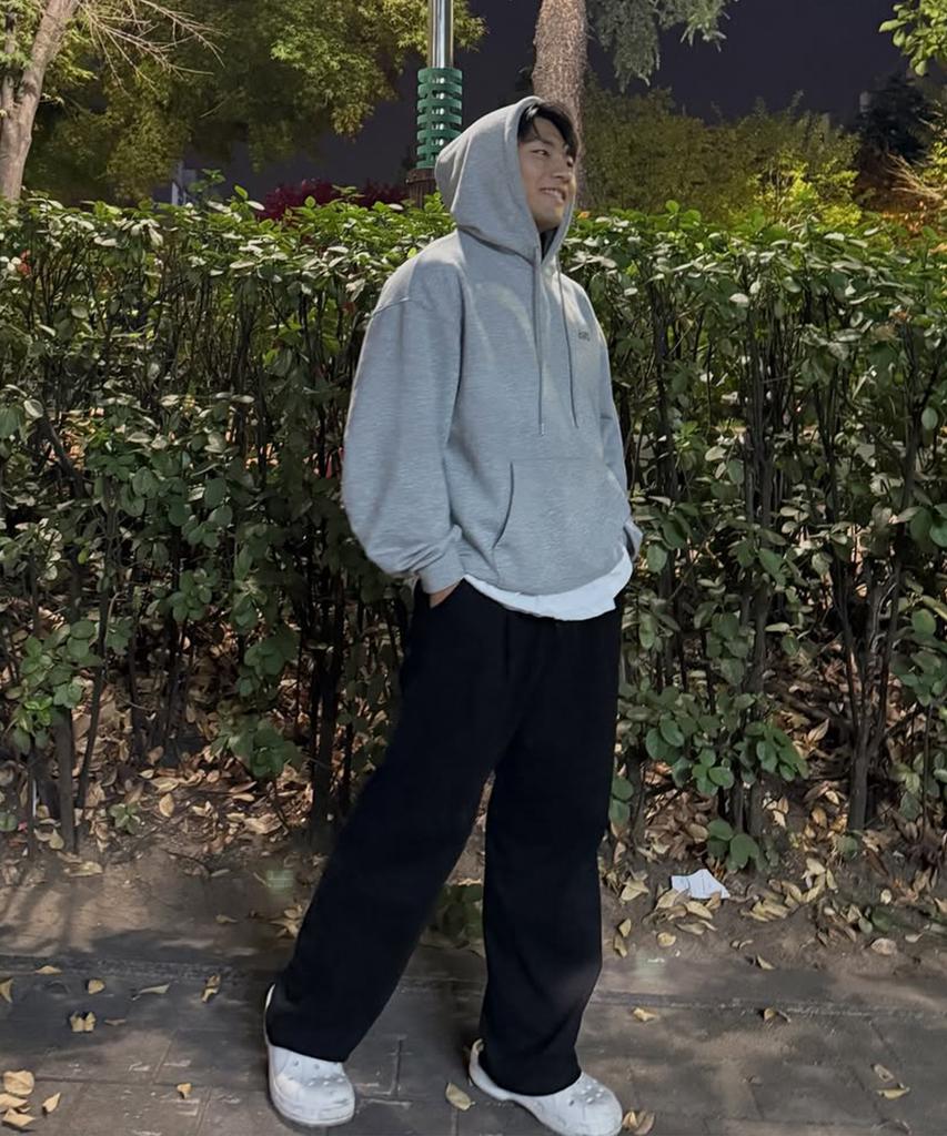 Leijibi [Summer] Single-Pleat Sweatpants Athletic Wear Training Wear Wide Elastic Sweatpants M Black