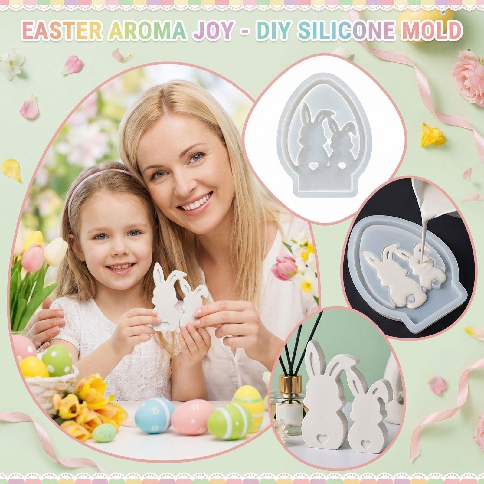 Пасхальная Ароматерапия Гипсовая Форма для DIY Силиконовая Форма One Size