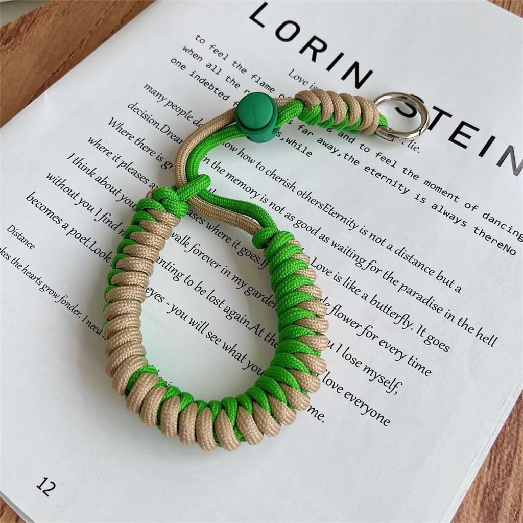 Weave Mobile Phone Lanyard Hanging Decoration Can Be Carried Twist Rope Anti-loss Pendant Fashion Strong Wrist Short Straps Band