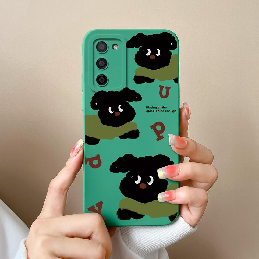 Hülle Für Oppo A56 A57 A58 A59 A60 A72 A75 A78 A79 A83 A91 A92 Handytaschen Niedliches Anime-Haustier-Muster Flüssigsilikon Premium Schutzhülle Für Oppo Capa