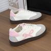 Cute Bowknot Sneakers for WomenSummer New Versatile NichechicThick-soled White Sneakers Loafers