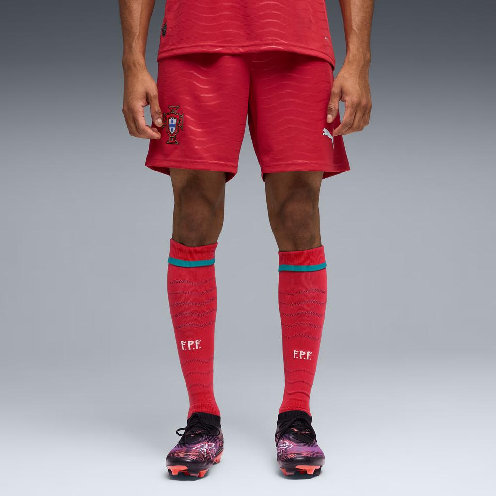 Puma FW25 Portugal 2026 Shorts Fan Version Lightweight Breathable Moisture-Wicking Quick-Dry Football Pants Men Shorts 783299-01