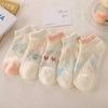 Breathable Women Ankle Socks Ruffle Lace Bow Embroidery Socks New Cotton Short Socks